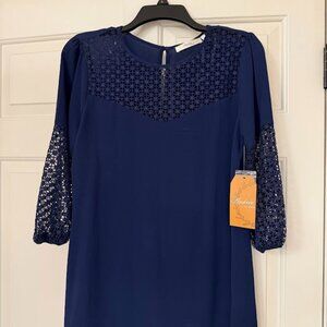 Andrée by Unit Navy Tunic Top – Size Small (NWT)